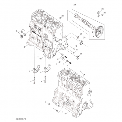 Group 46: Cylinder Block, continued  第46組：氣缸體，&ldquo;GM93289,&rdquo;&ldquo;GM93285,&rdquo;&ldquo;GM91650,&rdquo;&ldquo;GM85414,&rdquo;&ldquo;GM85412,&rdquo;&amp
