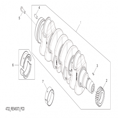 Group 47: Crankshaft, continued  第47組：曲軸，&ldquo;GM93289,&rdquo;&ldquo;GM93285,&rdquo;&ldquo;GM91650,&rdquo;&ldquo;GM85414,&rdquo;&ldquo;GM85412,&rdquo;&ldqu
