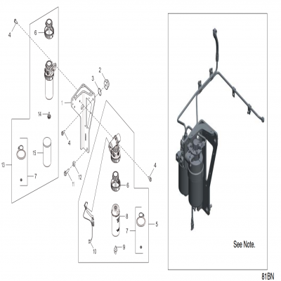 Group 81: Primary Fuel Filter, continued  第81組：燃油初級濾清器，&ldquo;GM93289,&rdquo;&ldquo;GM93285,&rdquo;&ldquo;GM91650,&rdquo;&ldquo;GM85414,&rdquo;&ldquo;GM85412,&rdquo;&ldquo;GM85410,&rdquo;&ldquo;GM5161