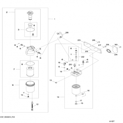 Group 81: Primary Fuel Filter, continued  第81組：燃油初級(jí)濾清器，&amp;amp;ldquo;GM93289,&amp;amp;rdquo;&amp;amp;ldquo;GM93285,&amp;amp;rdquo;&amp;amp;ldquo;GM91650,&amp;amp;rdquo;&am