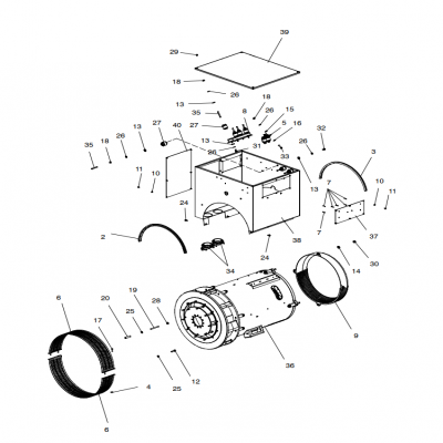 Alternator and Mounting, continued  交流發(fā)電機(jī)和安裝，&amp;amp;ldquo;GM91650,&amp;amp;rdquo;&amp;amp;ldquo;40MDDCA,&amp;amp;rdquo;&amp;amp;ldquo;55MDDCB ,&amp;amp;rdquo;&amp;amp;ldq