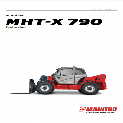 曼尼通 MHT-X 790 伸縮臂叉裝車&mdash;&mdash;搭載歐四排放發(fā)動機，動力強勁，高效環(huán)保！