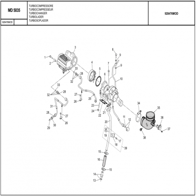 MANITOU MHT-X 790曼尼通礦用叉車 約翰迪爾4045HMC85發(fā)動機渦輪 增壓 器