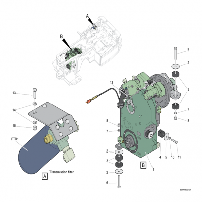 安百拓Epiroc ST7 地下鏟運機 變速箱總成