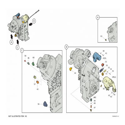 安百拓Epiroc ST7 地下鏟運機 變速箱.傳動裝置 - 液壓傳動裝置