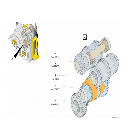 安百拓Epiroc ST7 地下鏟運(yùn)機(jī) 變速箱  - 齒輪比組 轉(zhuǎn)換器 - 轉(zhuǎn)換器組件